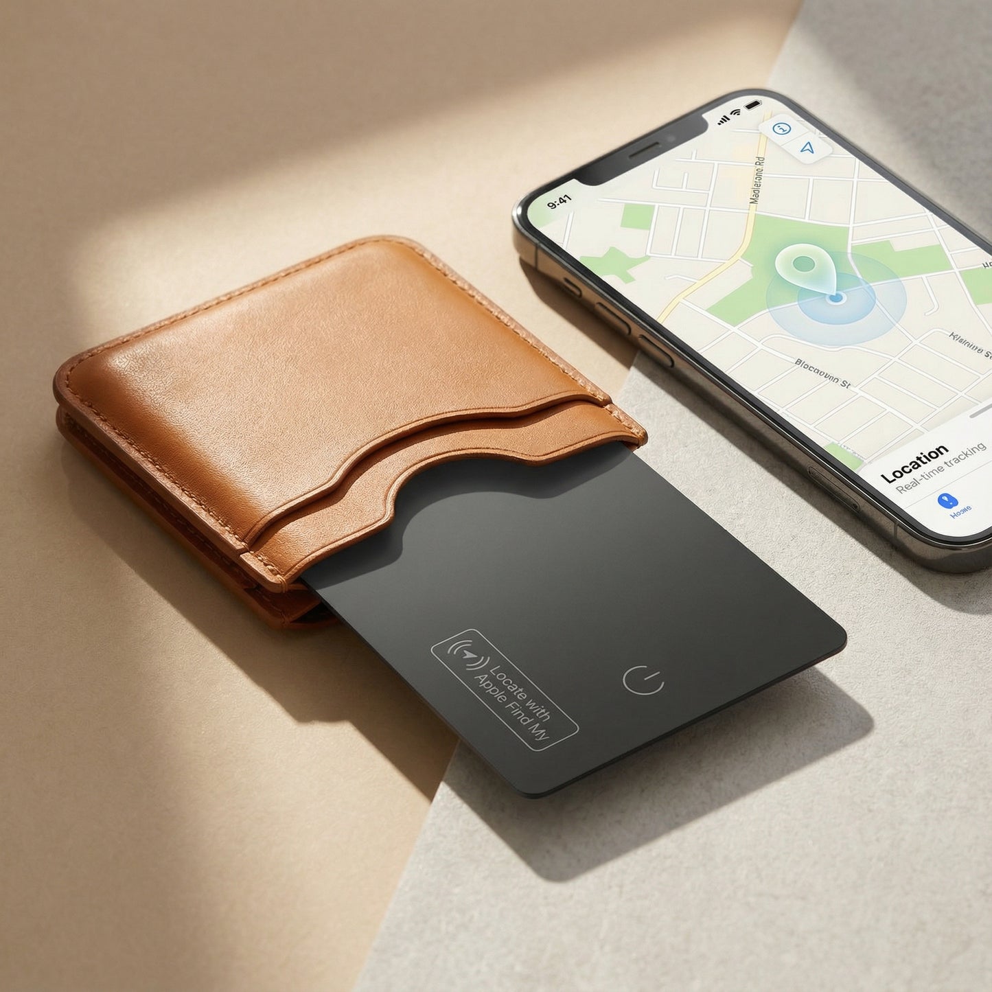 TRACKY™ כרטיס האיתור לארנק שלך